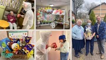 Easter week at Hurst Cross care home